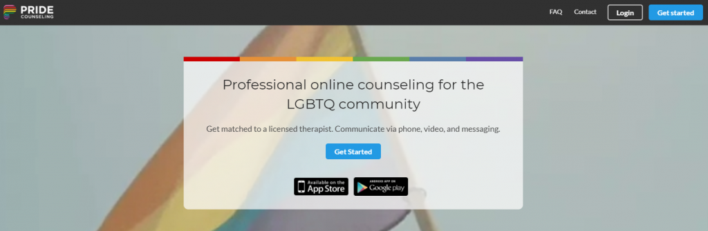 pridecounseling screenshot