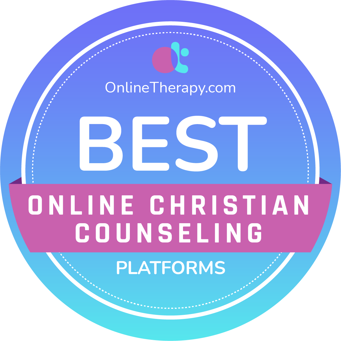Best Online Christian Counseling Badge