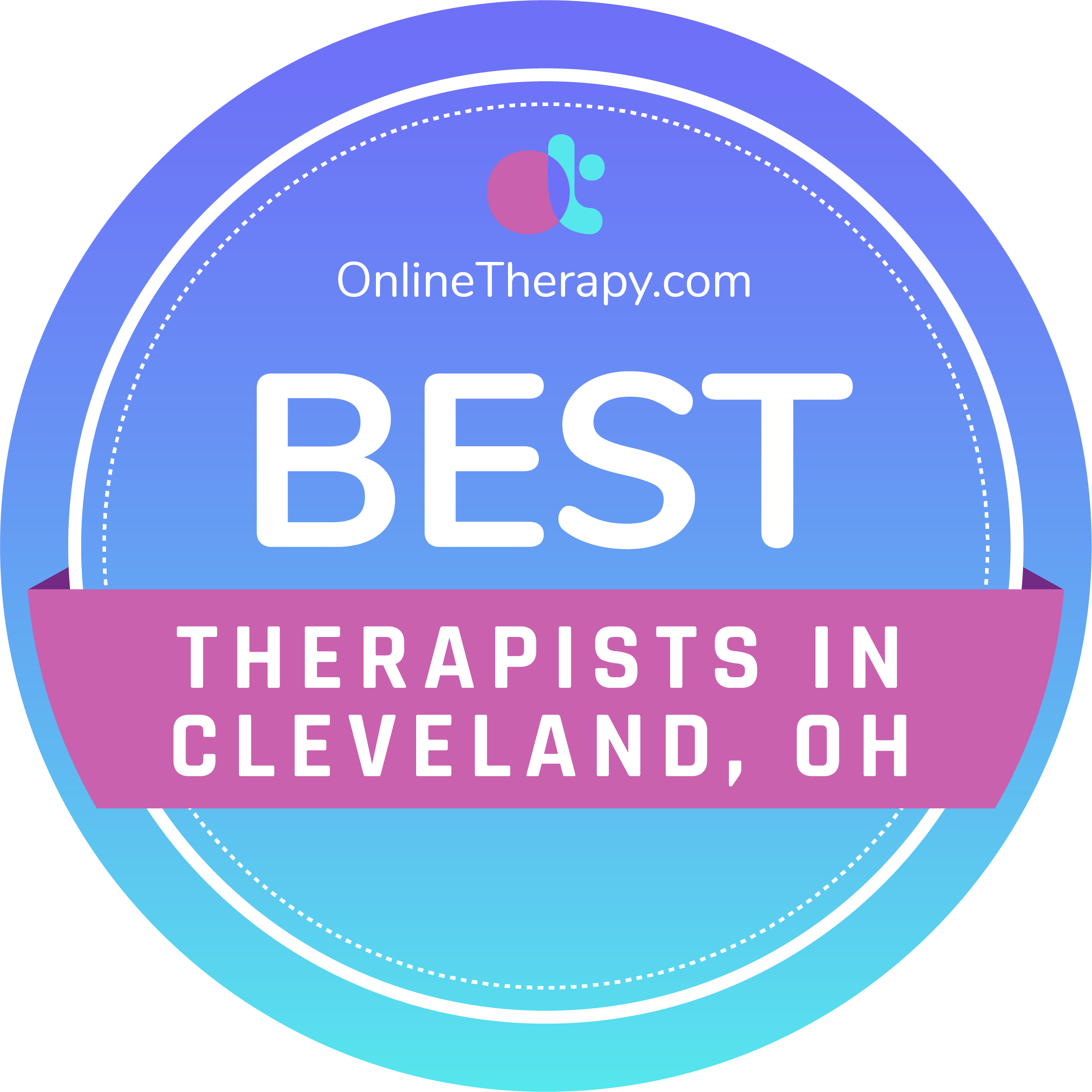 best therapists in Cleveland badge