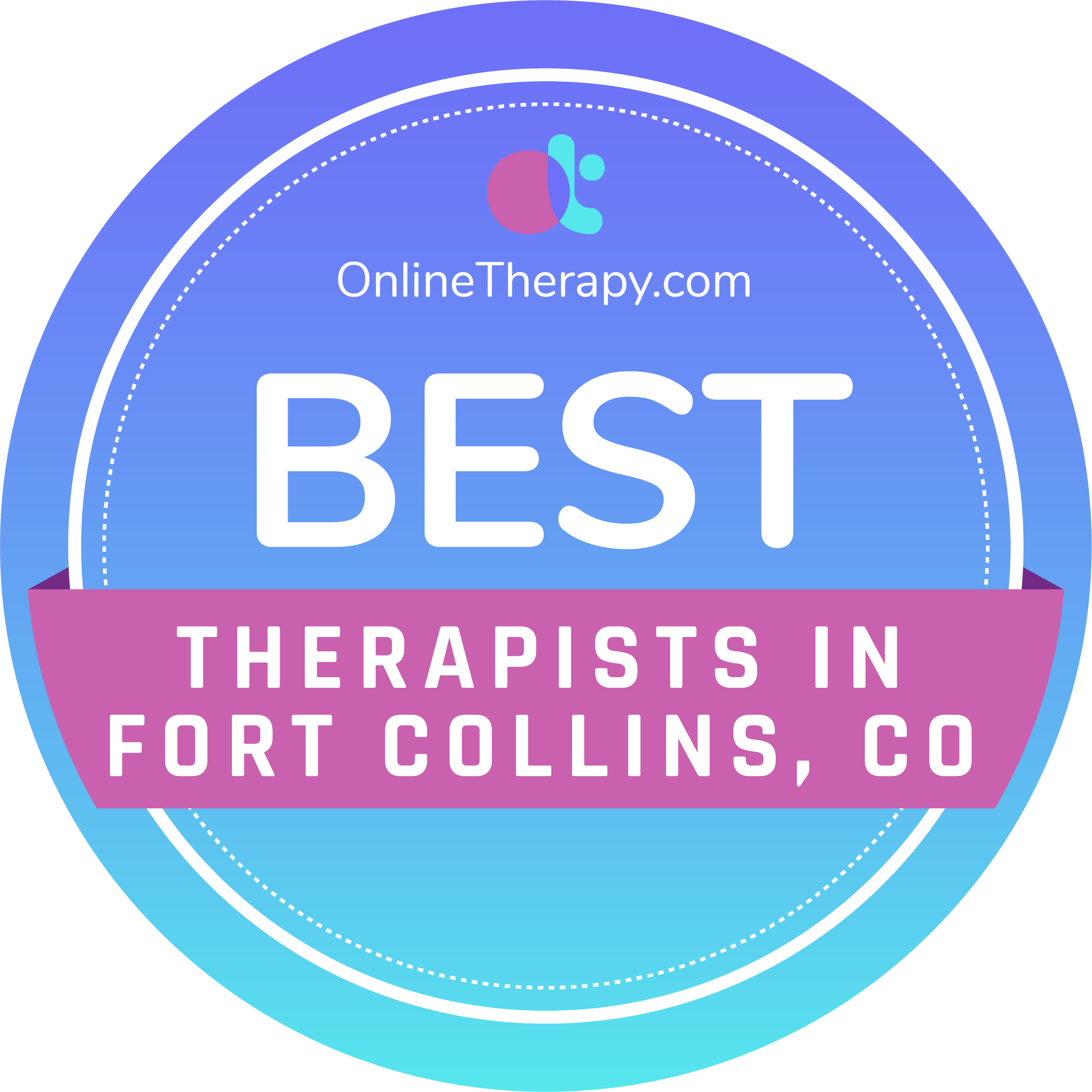 best therapists in Fort Collins badge