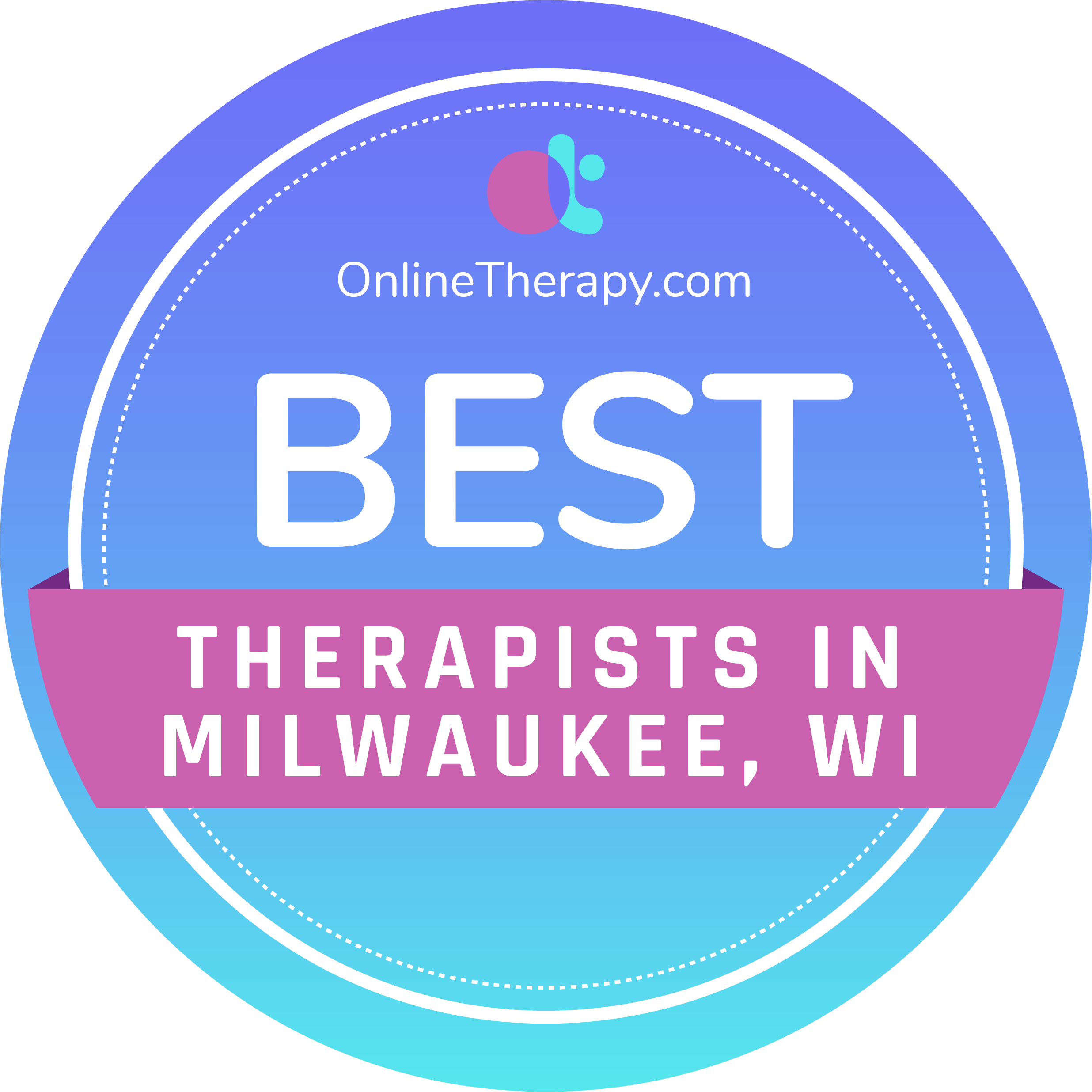 best therapists in MILWAUKEE badge