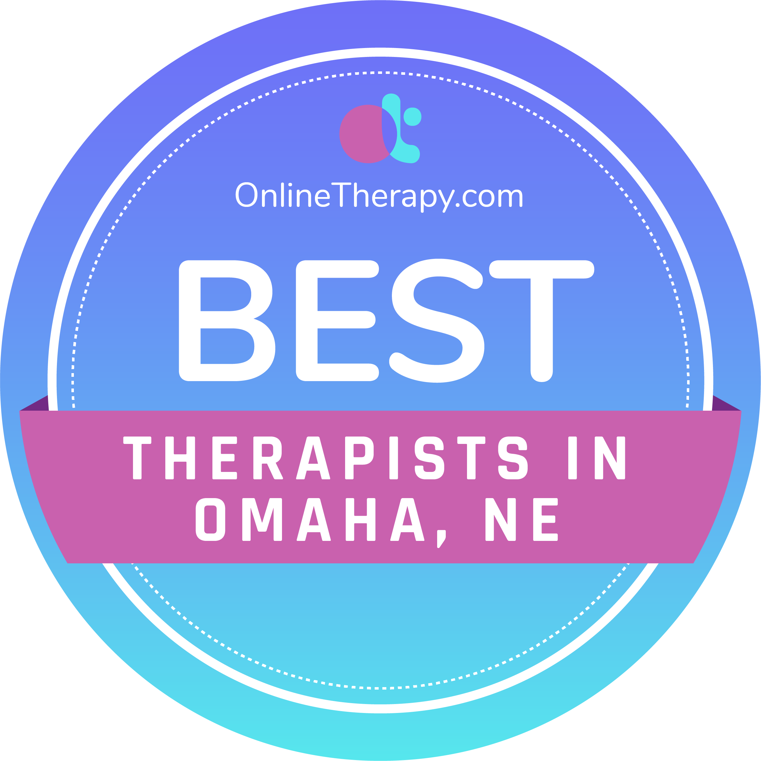 best therapists in Omaha badge