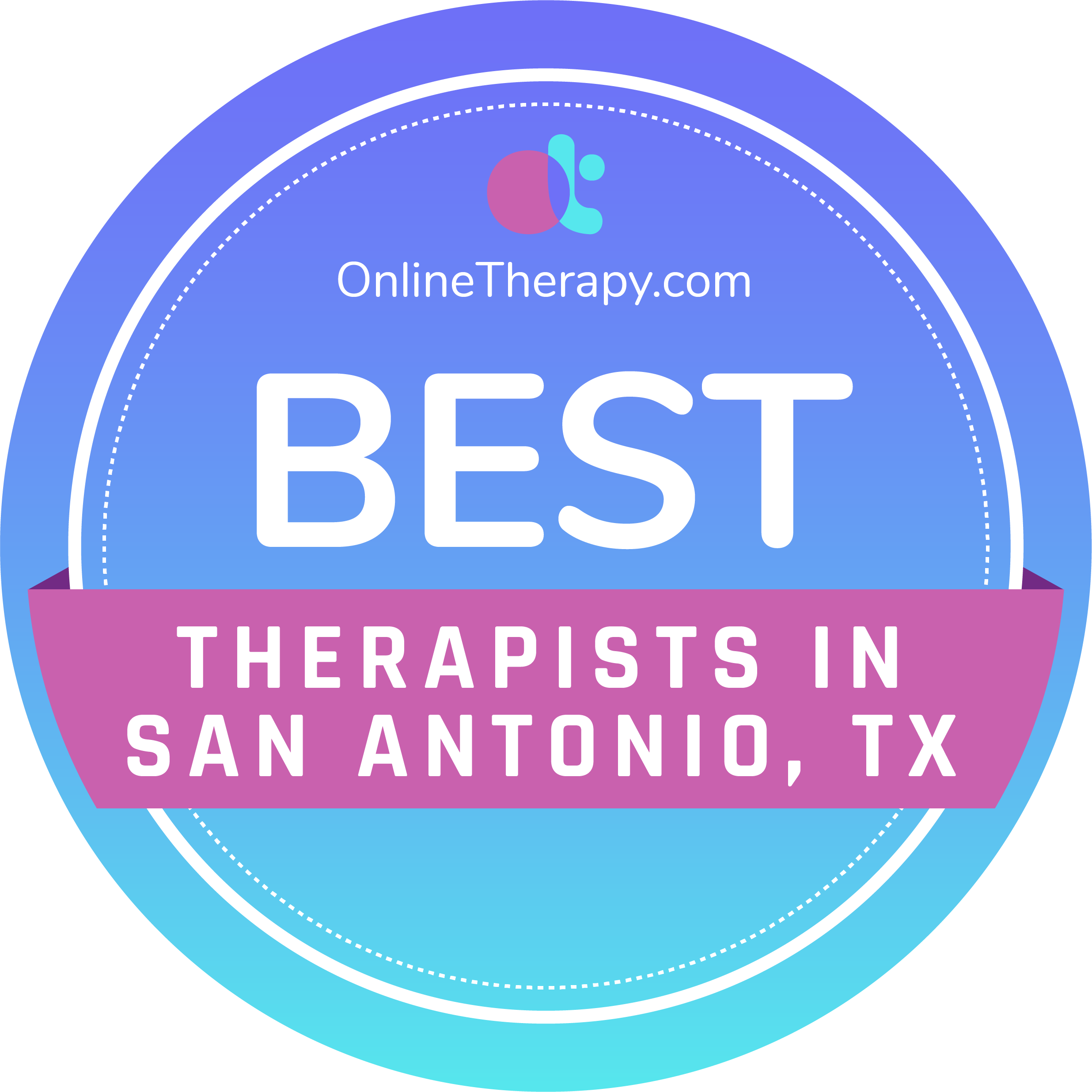 best therapists in San Antonio badge