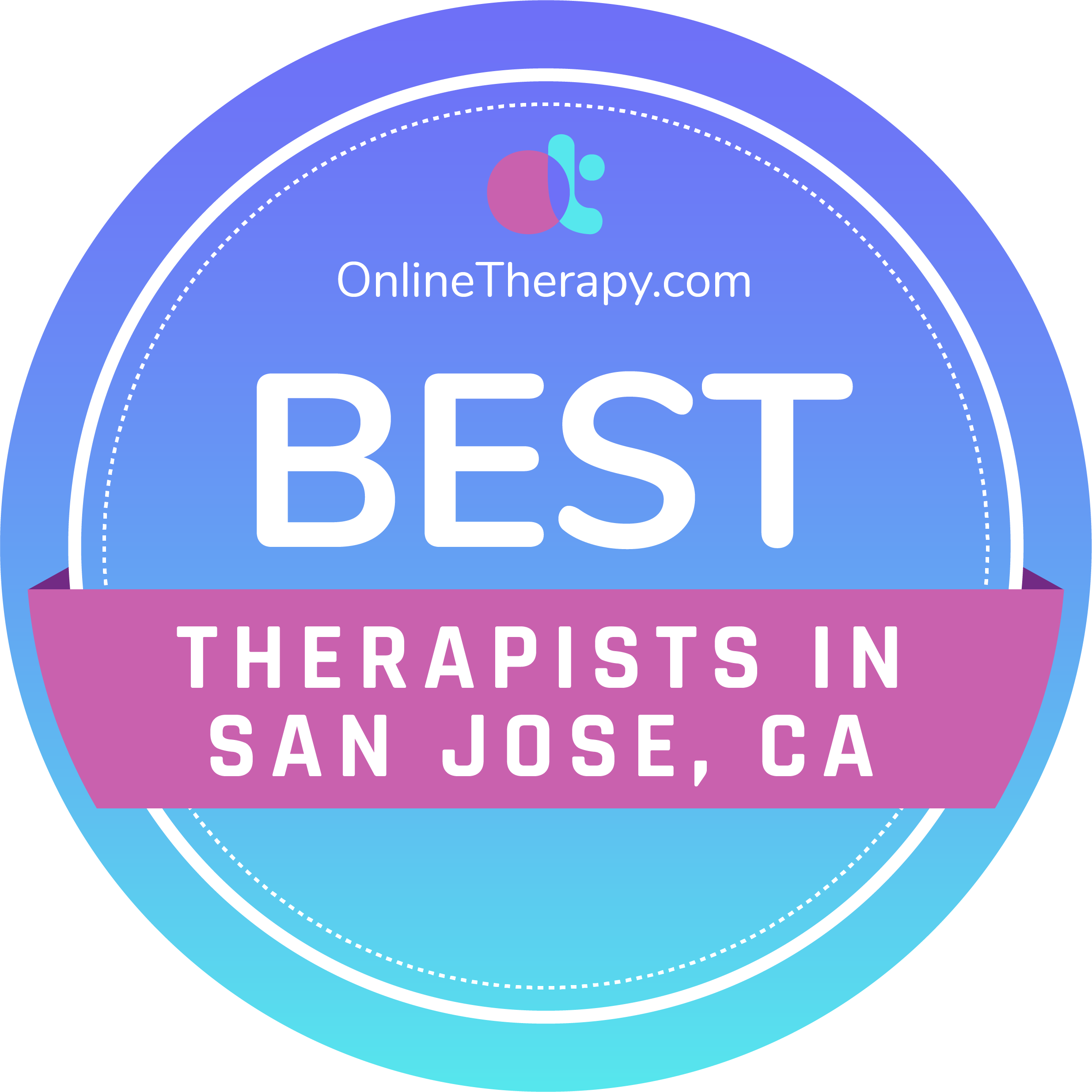 best therapists in San Jose badge